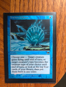 MTG magic cards 1x x1 NM-Mint, English Trickery Charm - Foil Onslaught - Image 1