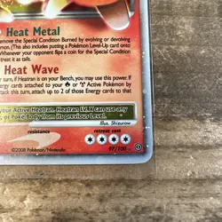 Pokemon Card Heatran Lv.X 97/100 Stormfront Holo Rare NM - Image 5