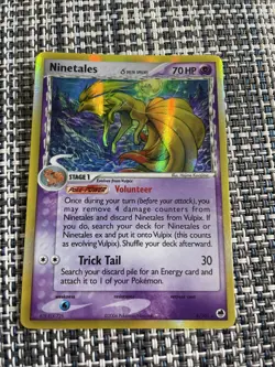 Pokemon Ninetales Delta Holo Rare Dragon Frontiers Card 030/068 LP/NM - Image 1