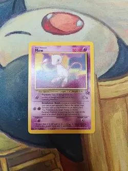 Pokemon Card - Mew #8 WoTC Black Star Promo JS68 - Image 1