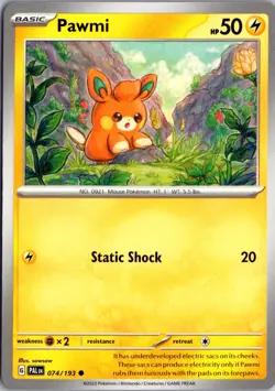 Pawmi (Cosmo Foil) Promo Miscellaneous Cards & Products 074/193 NM - Image 1