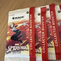 Magic The Gathering Marvel Spiderman Collector Booster Packs (8) - Image 4