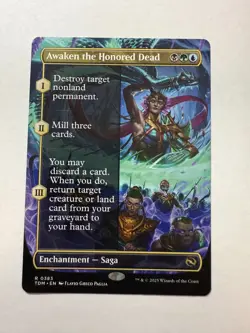 Awaken the Honored Dead (Borderless) Tarkir: Dragonstorm Regular - Image 2