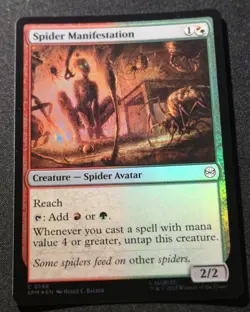 Spider Manifestation - Foil - SPM - MTG - EN - NM - 0148 - Image 1