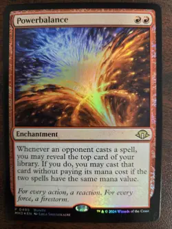 Powerbalance NM FOIL PROMO Modern Horizons 3 MTG FREE SHIPPING - Image 1