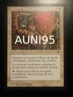 mtg magic Flickering Ward tempest FRENCH fr Rune de garde scintillante tempete - Image 1