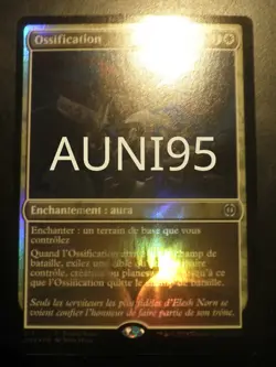mtg magic Ossification foil FRENCH vf fr - Image 1
