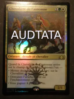 mtg magic Knight of Autumn FOIL FRENCH vf fr chevaliere de l'automne ravnica - Image 1