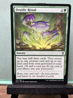 MTG TCG: Druidic Ritual 227/361, Battle For Baldur's Gate - Image 1