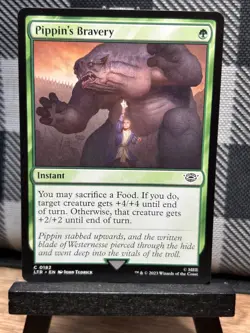 MTG TCG: Pippin's Bravery 182, Lord Of The Rings - Image 1