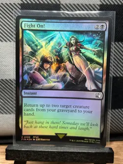 MTG TCG: Fight On! 100, Final Fantasy _ FOIL - Image 1