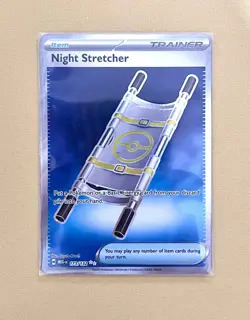Pokemon TCG Night Stretcher 173/132 Mega Evolutions Trainer Secret Rare - Image 1