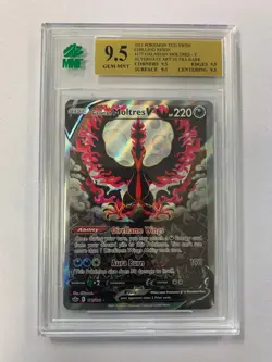 Galarian Moltres V #177 Pokemon Chilling Reign MNT 9.5 [174237] - Image 1