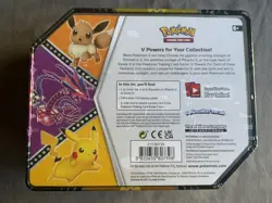 Pokemon TCG V Powers Eevee Tin - Factory Sealed - Image 4