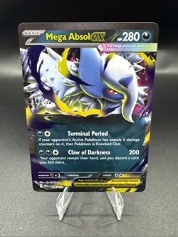 Mega Absol ex 086/132 English Double Rare Pokemon Mega Evolution - PACK FRESH - Image 1