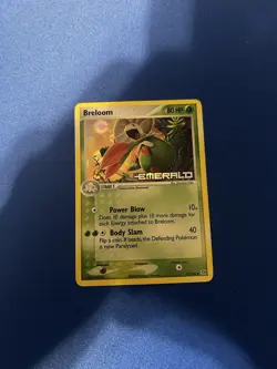 Vintage MP Breloom #22/106 - English Pokemon Emerald - Stamped Reverse Holo - Image 1