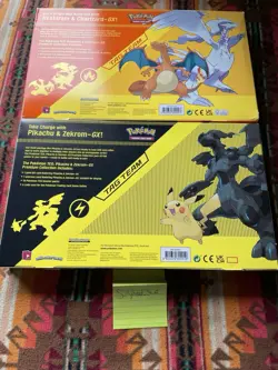 Pokemon TCG Pikachu & Zekrom / Reshiram & Charizard GX Premium Collections Boxes - Image 2