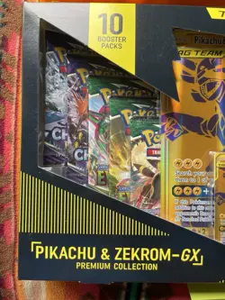 Pokemon TCG Pikachu & Zekrom / Reshiram & Charizard GX Premium Collections Boxes - Image 5