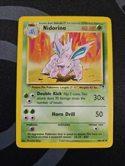 Pokemon TCG Nidorino Legendary Collection 56/110 Regular Uncommon NM - Image 1