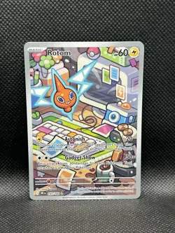 Rotom 197/182 ILLUSTRATION RARE HOLO Destined Rivals Sv10 Pokemon English IR TCG - Image 3