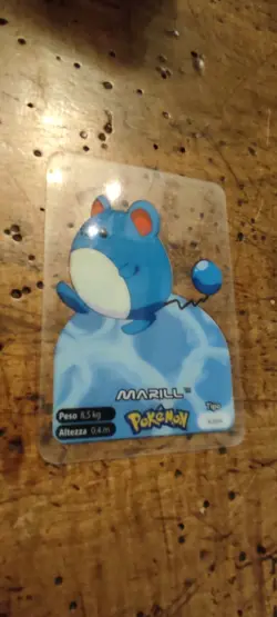 Marill 183 Pokemon Lamincards Edibas - ITA - EXC - Image 1