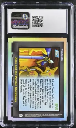 2000 Pokemon TV Animation Edition Series 2 Silver Foil Sabrina EP21 CGC 10 POP 1 - Image 2