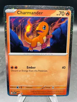 Pokemon Charmander SVP 047 Cosmos Holo Black Star Promo NM - Image 1