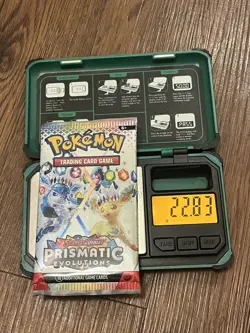 22.83g🔥 HEAVY 🔥 Pokemon Prismatic Booster Pack! FACTORY SEALED!!!✅ #5 - Image 1