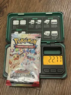 22.77g🔥 HEAVY 🔥 Pokemon Prismatic Booster Pack! FACTORY SEALED!!!✅ #7 - Image 1
