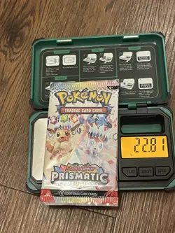 22.81g🔥 HEAVY 🔥 Pokemon Prismatic Booster Pack! FACTORY SEALED!!!✅ #5 - Image 1
