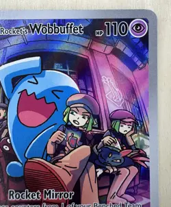 ✨ Team Rocket’s Wobbuffet Black Star Promo #203 Pokemon TCG: Destined Rivals NM - Image 4