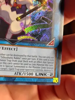 Silhouhatte Rabbit INFO-EN052 Secret Rare 1st Edition NM Yu-Gi-Oh! - Image 4