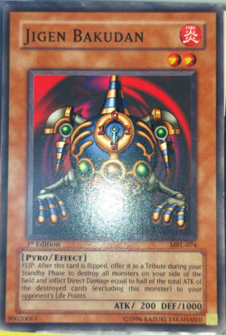 Yugioh Jigen Bakudan MRL-074 Trading Card Game TCG - Image 1