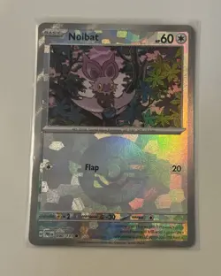 Noibat 090/131 Master Ball Reverse Holo Prismatic Evolutions Pokemon Card NM - Image 1