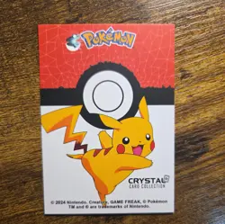 Growlithe 058 Crystal Card Collection Nintendo Pokemon - Image 2