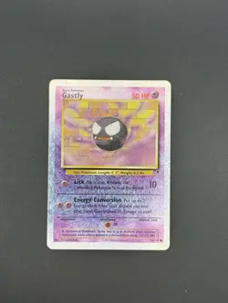 Pokemon TCG 2002 Gastly Reverse Holo Card Legendary Collection 76/110 - Image 1