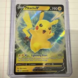 Pokemon Pikachu TCG V-Union Black Star Promo Card SWSH139-142 - Image 1