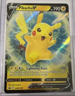 Pokemon Pikachu TCG V-Union Black Star Promo Card SWSH139-142 - Image 2