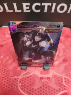 UMBREON Eevee Girls Trainer Card Goddess Waifu | Anime ACG DIY| Holo VMAX - Image 2