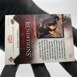 Marvel Card Wolverine 77 Green /399 Fleer Upper Deck Renditions [NM] - Image 4
