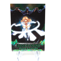Marvel Card Cloak & Dagger 84 Green /199 Fleer Upper Deck Renditions [NM] - Image 1