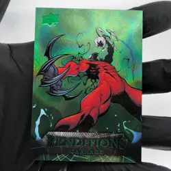 Marvel Card Carnage 25 Green Goblin /399 Fleer Upper Deck Renditions [NM] - Image 2