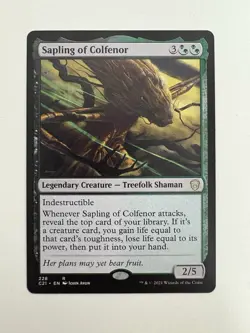 Sapling of Colfenor MTG Magic the Gathering Card NM Near Mint C21 - Image 1
