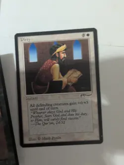 MTG English Piety (light circle) NM Normal Arabian Nights - Image 1