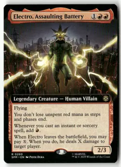 Electro, Assaulting Battery Normal Marvel's Spider-Man 76 NM MTG - Image 1
