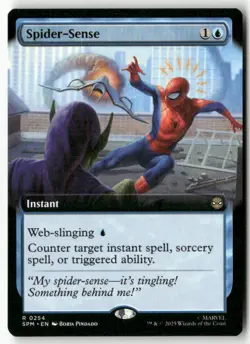 Spider-Sense (Extended Art) Normal Marvel's Spider-Man 254 NM MTG - Image 1