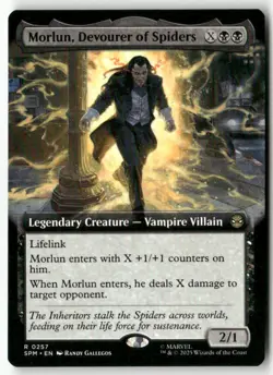 Morlun, Devourer of Spiders (Extended Art) Normal Marvel's Spider-Man 257 NM MTG - Image 1