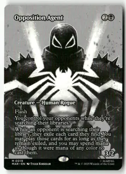 Opposition Agent (Borderless) Normal Marvel Universe Eternal-Legal 19 NM MTG - Image 1