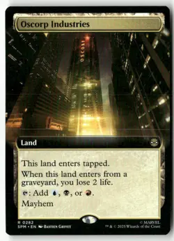 Oscorp Industries (Extended Art) Normal Marvel's Spider-Man 282 NM MTG - Image 1