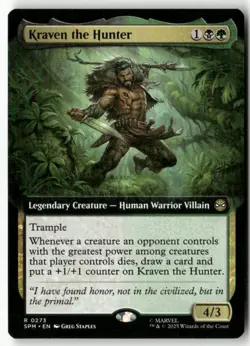 Kraven the Hunter (Extended Art) Normal Marvel's Spider-Man 273 NM MTG - Image 1